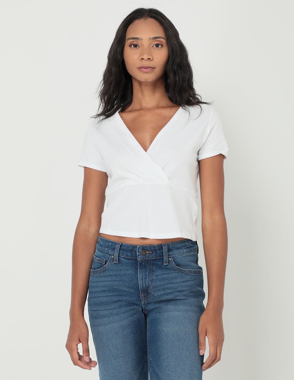 blusa mujer corta