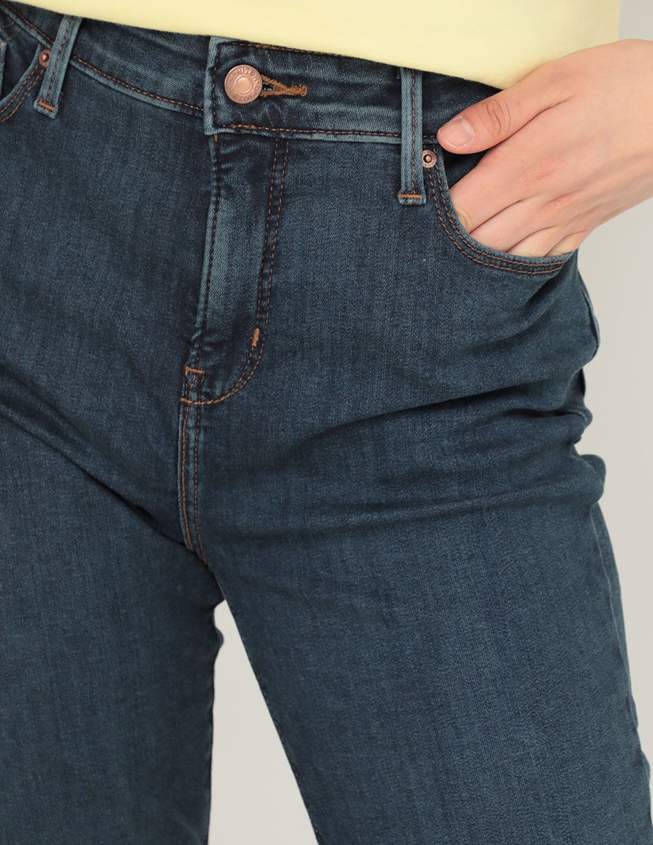 Jeans straight Sculpting corte cintura alta para mujer 4
