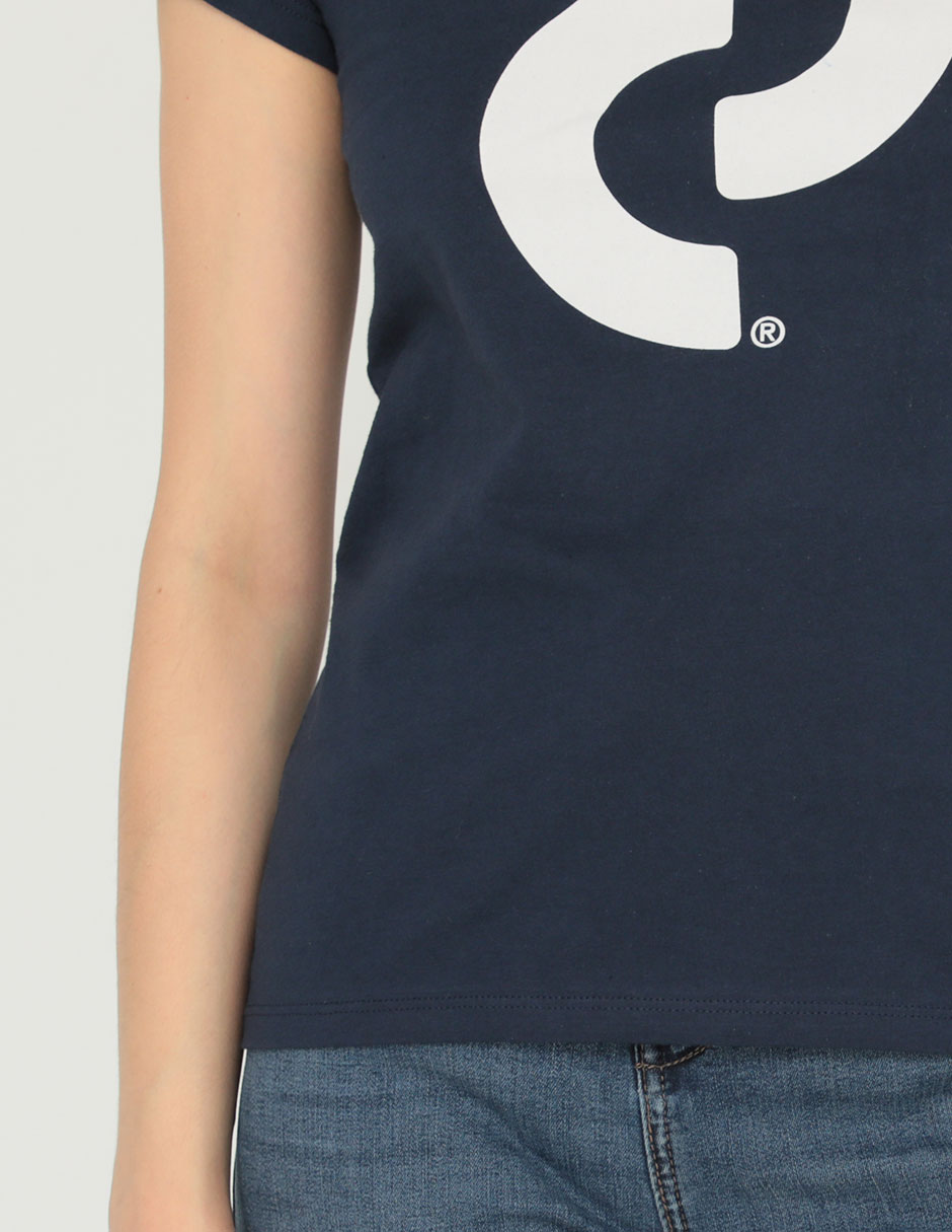 Playera manga corta cuello redondo para mujer 5