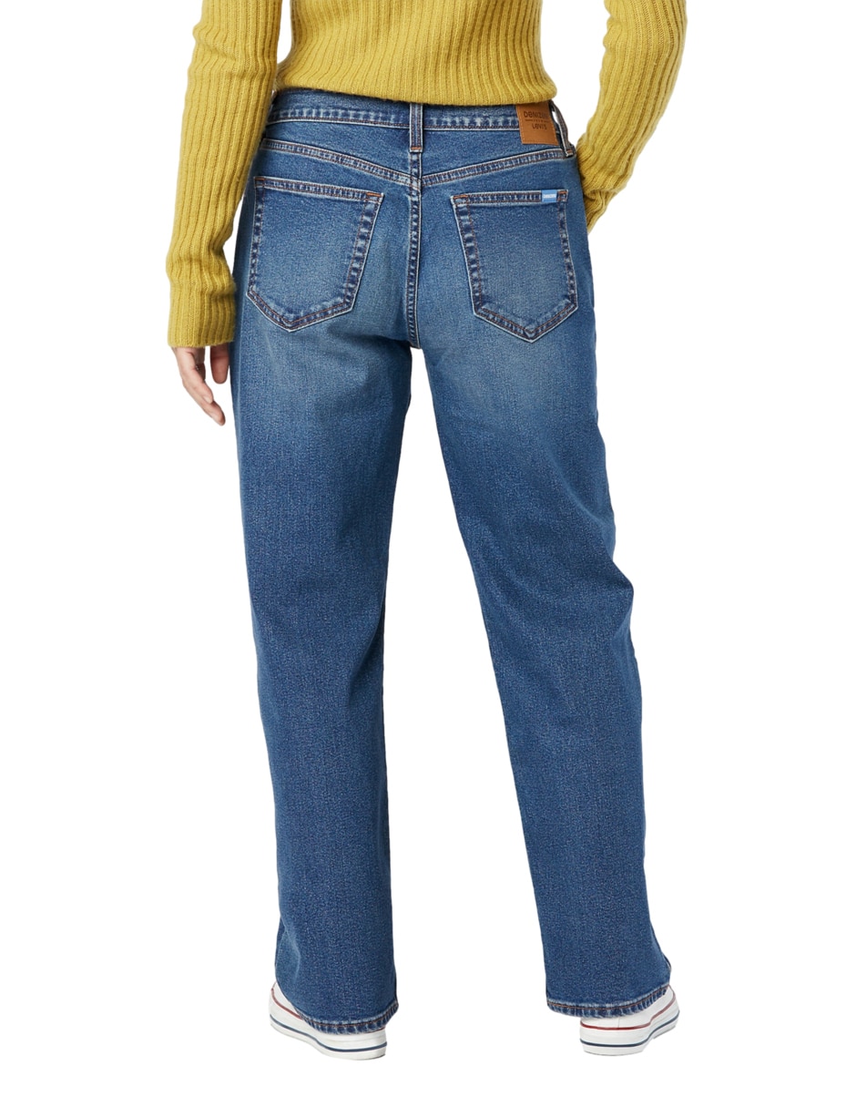 Jeans bota Hollister corte cintura para mujer