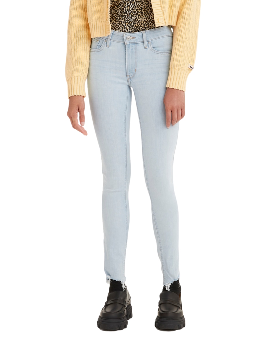 Jeans skinny 18881-0706 corte cintura para mujer 1