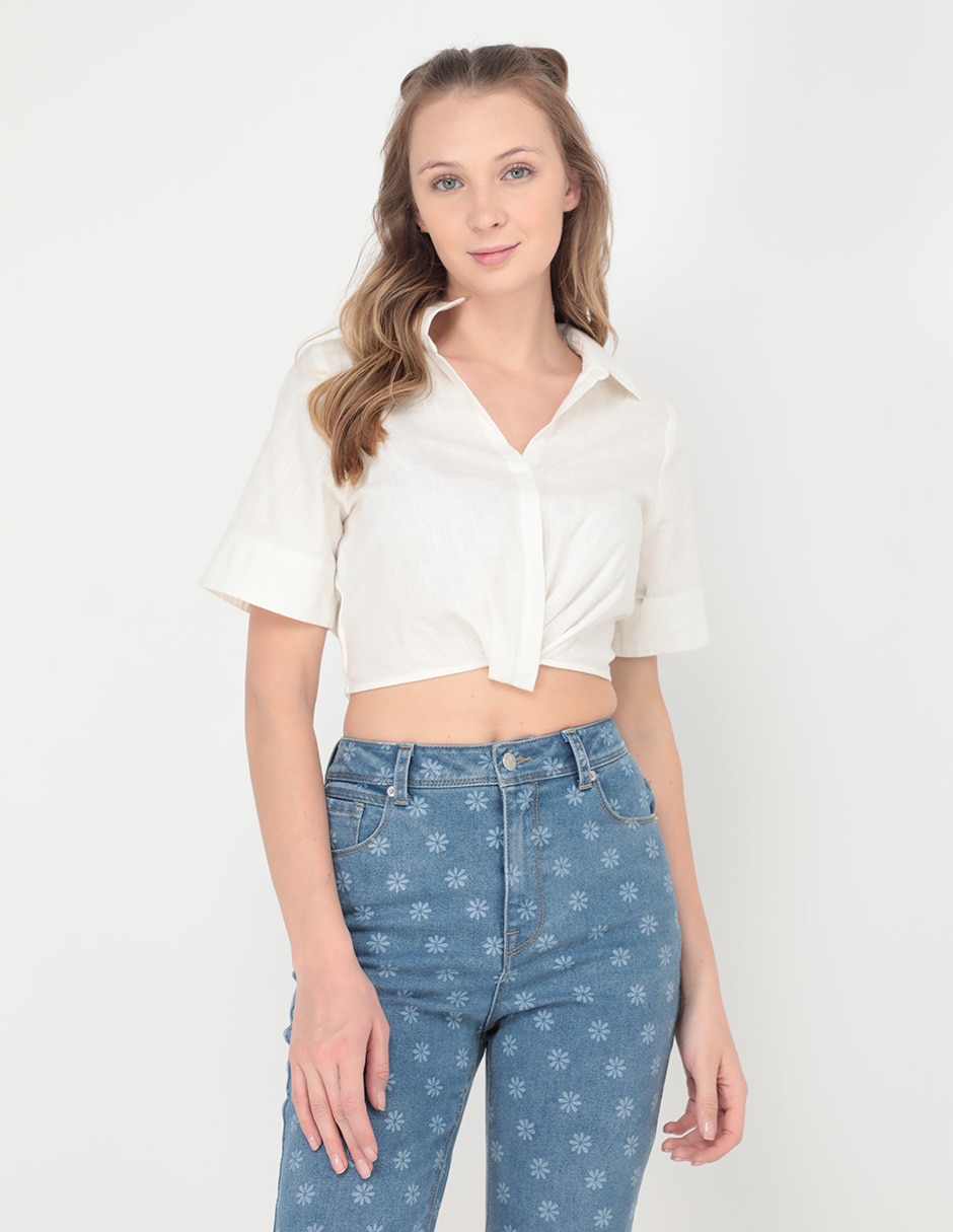 Blusa manga 3/4 para mujer 1