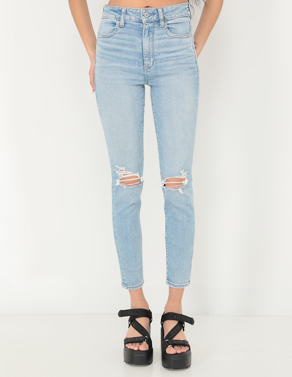Jegging skinny corte cintura para mujer 1