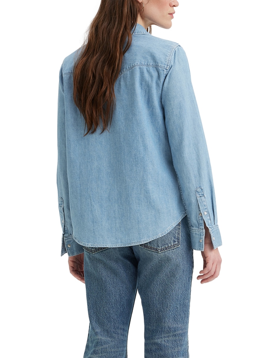 Blusa manga larga para mujer 4