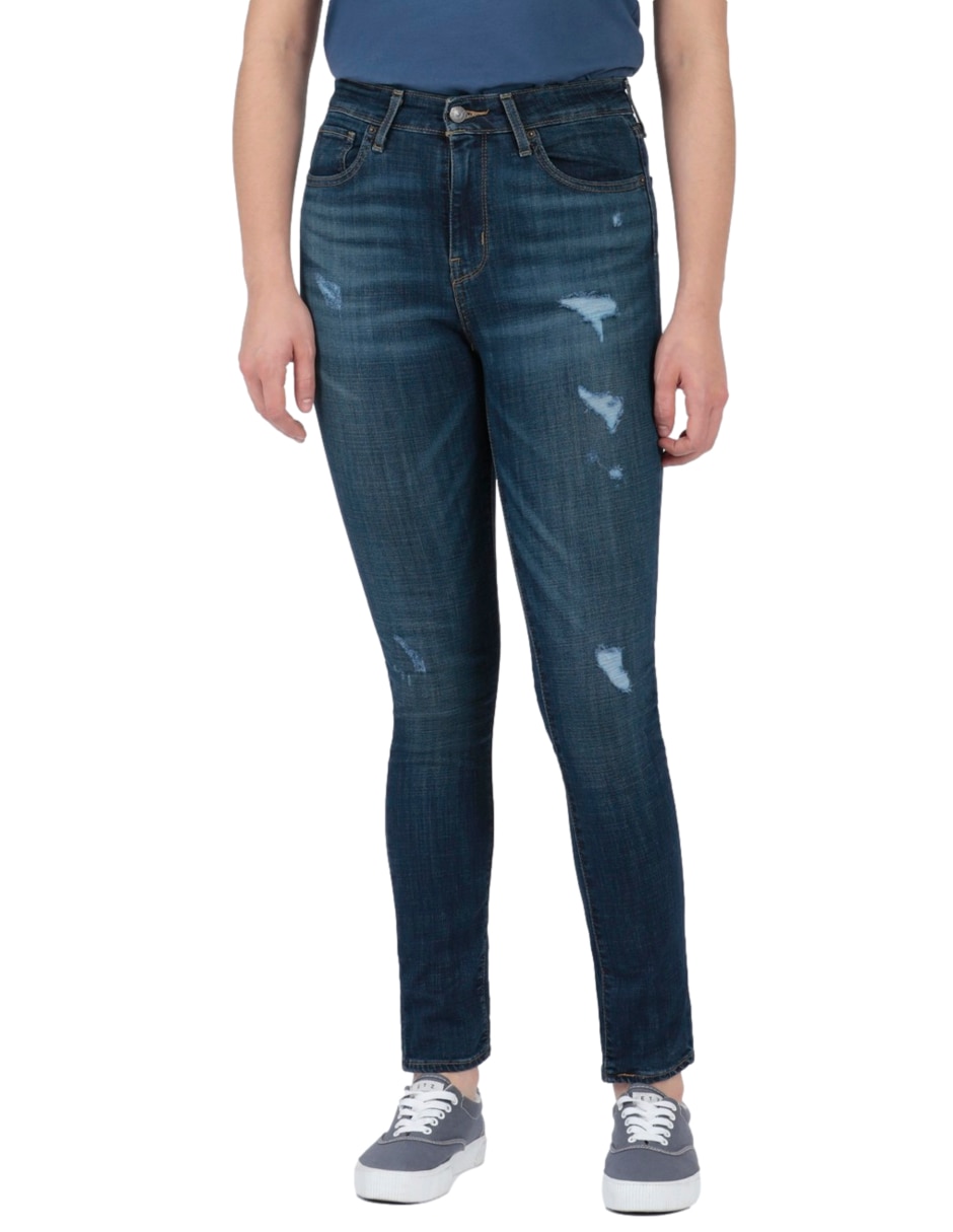 Jeans skinny Levi's 721 corte cintura alta para mujer