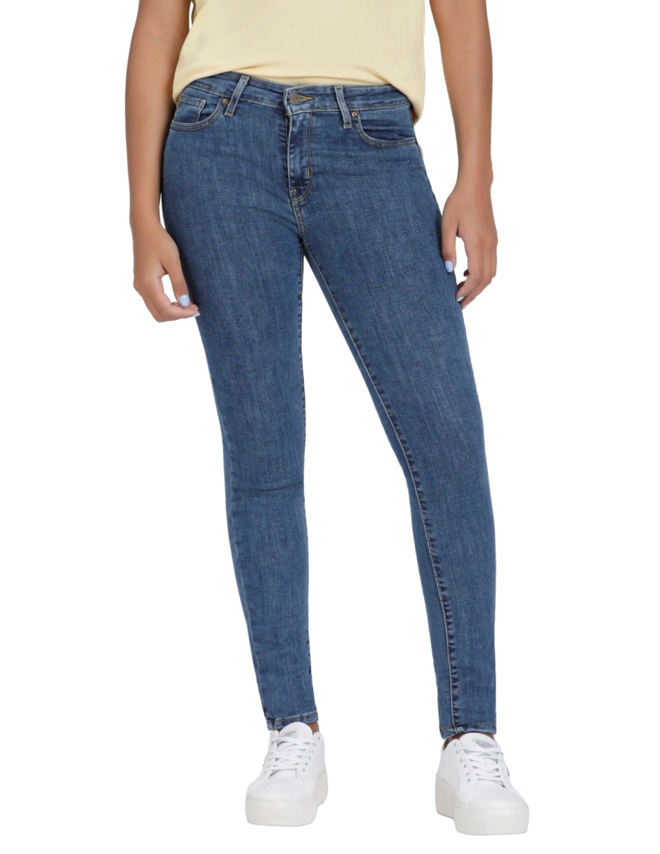 Jeans skinny Levi's 711 corte cintura para mujer
