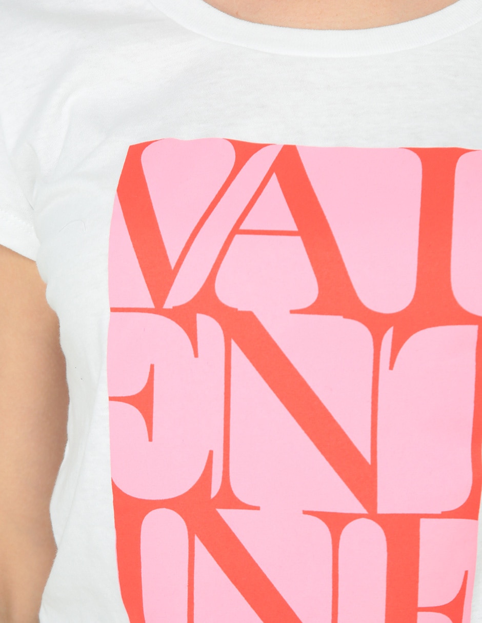 Playera manga corta cuello redondo para mujer 4