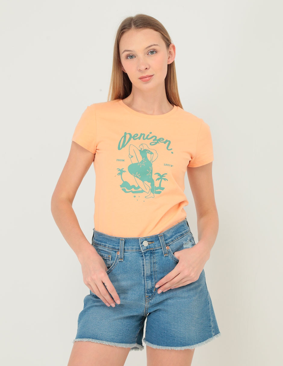 Short Levi's de mezclilla para mujer