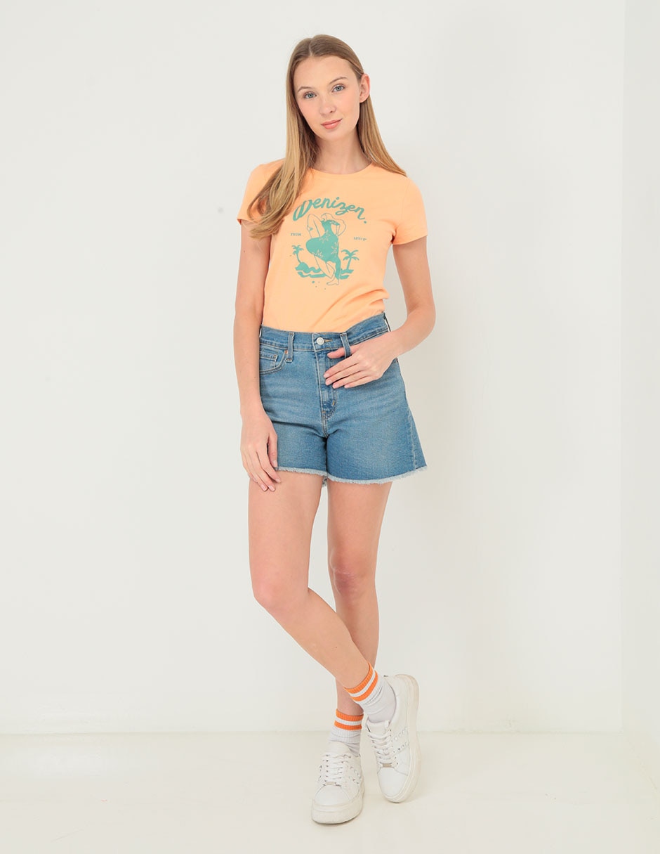 Short Levi's de mezclilla para mujer 3