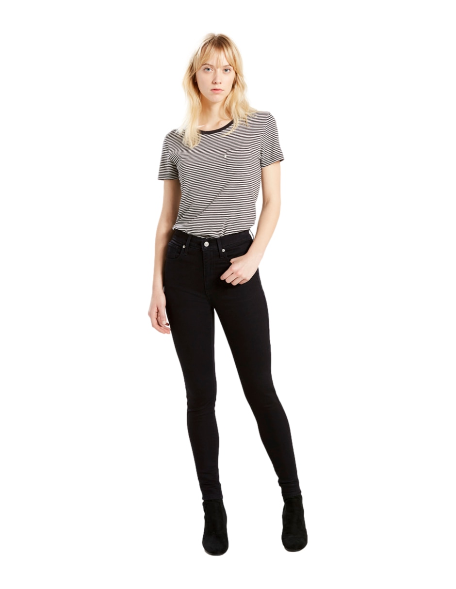 Jeans skinny Levi s Mile High corte media cintura para mujer Suburbia