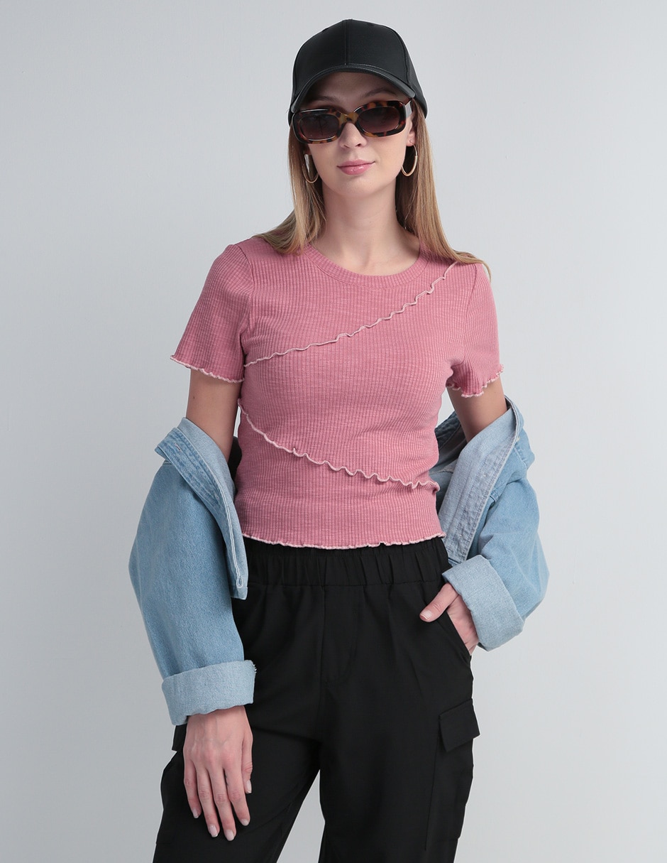 Blusa manga corta para mujer 1