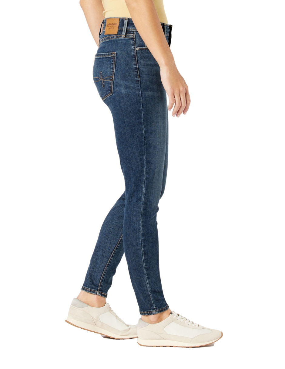 Jeans skinny Mid-Rise Den para mujer 2