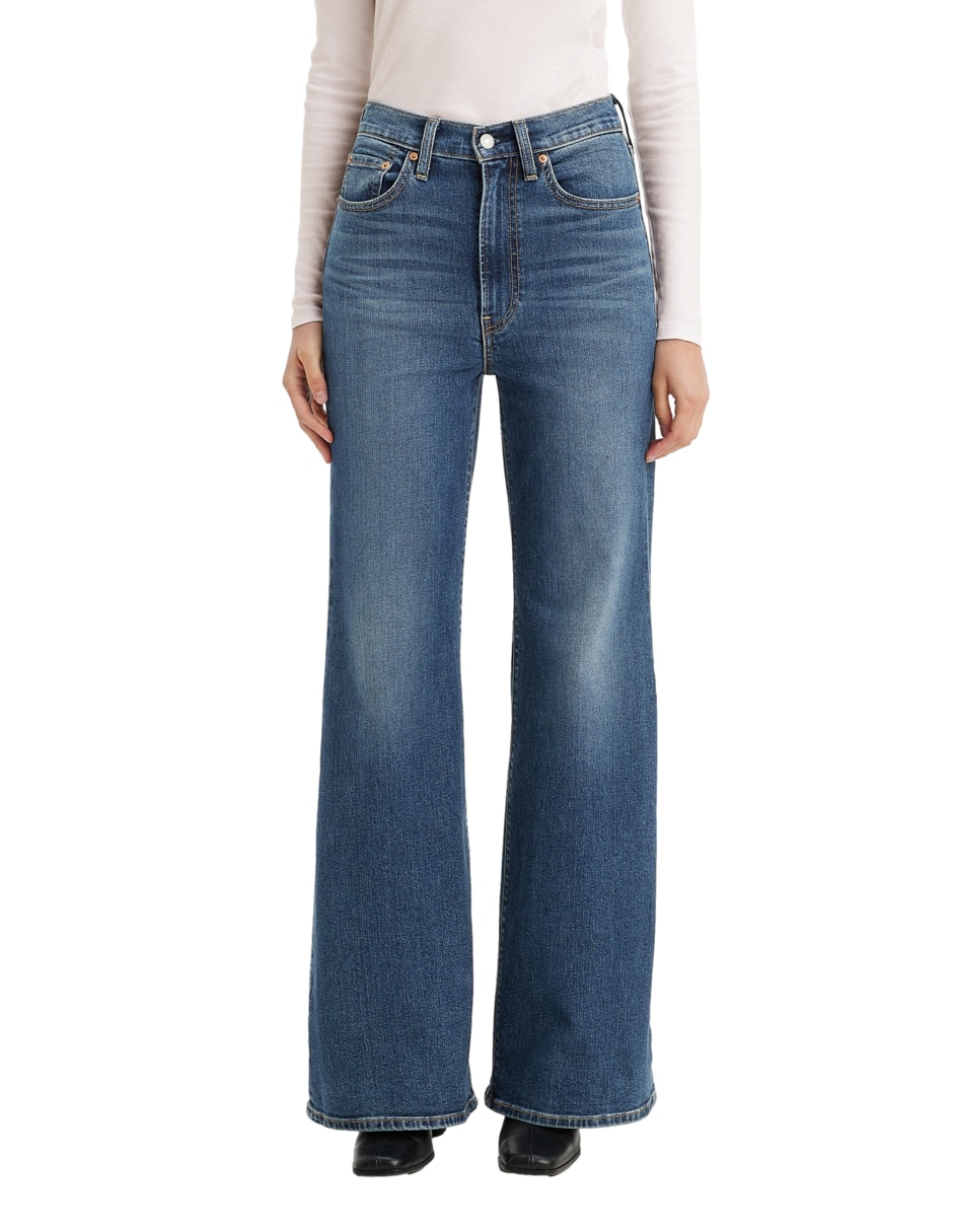 Jeans relaxed amplio Ribcage Bells para mujer