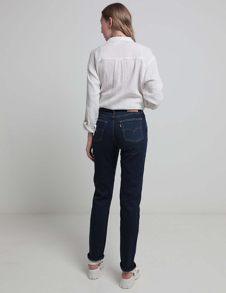Jeans straight para mujer 2
