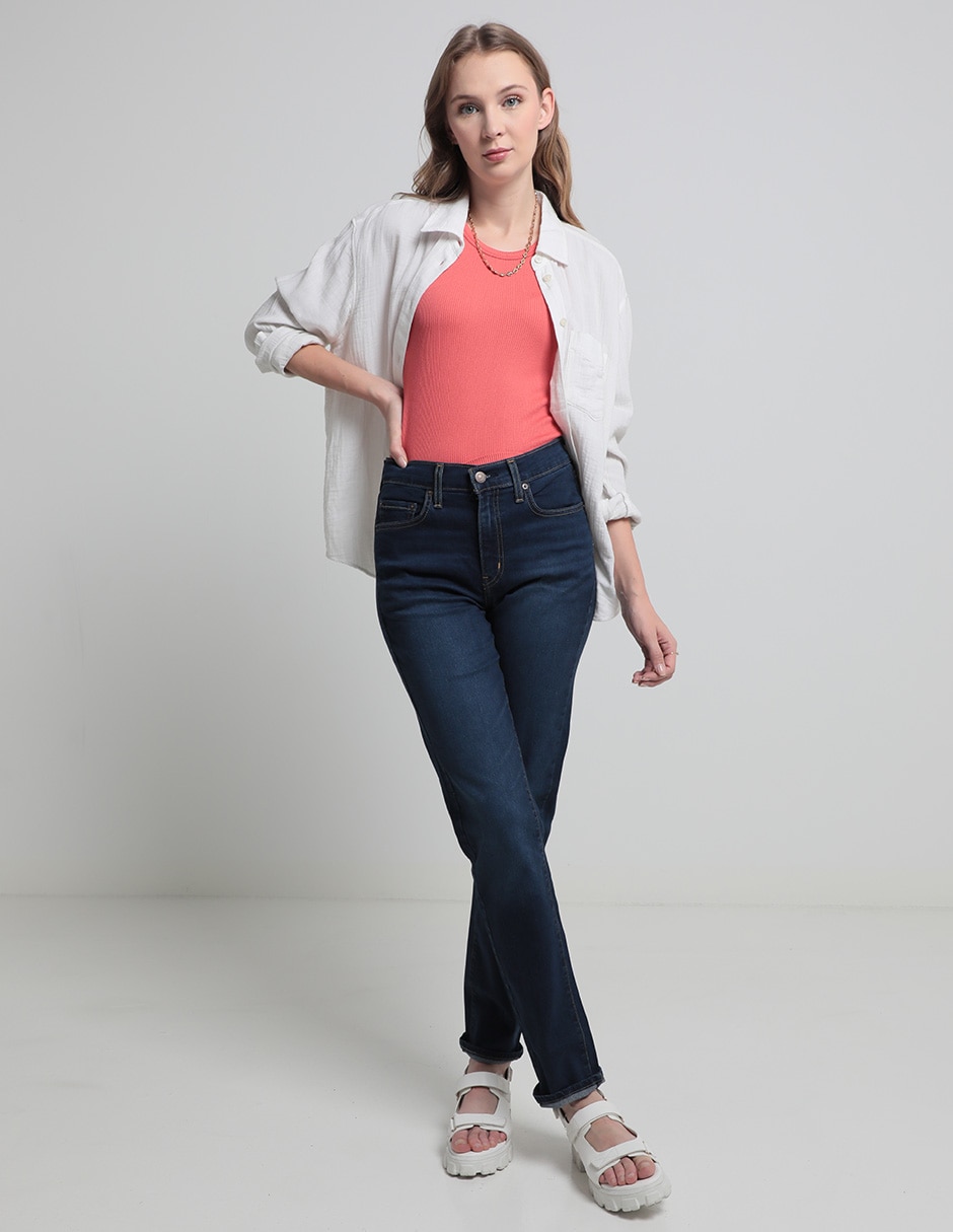 Jeans straight para mujer 3