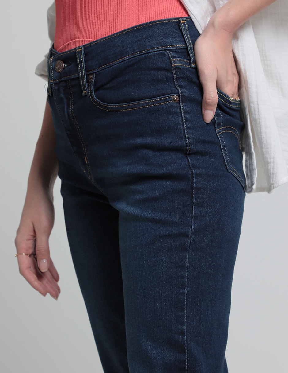 Jeans straight para mujer 4