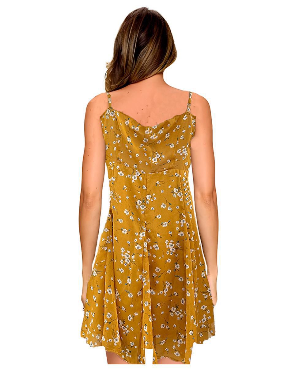 Vestido arriba rodilla casual papermoon papermoon floral "para mujer"