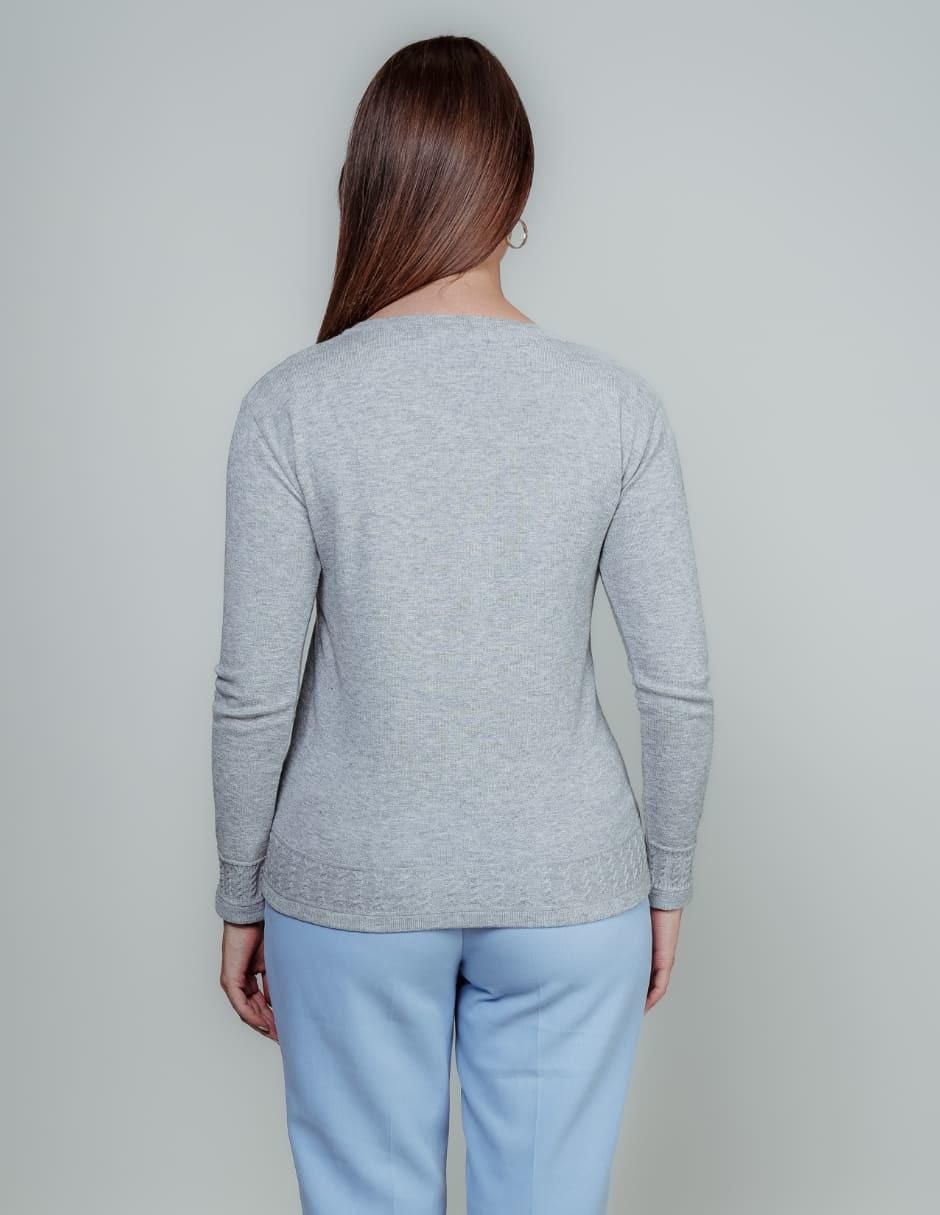 "suéter" zuio "cuello" redondo "para mujer"