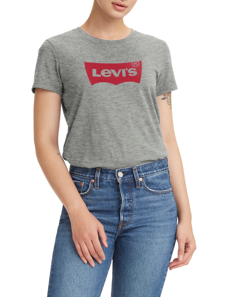 Playera manga corta cuello redondo para mujer 2