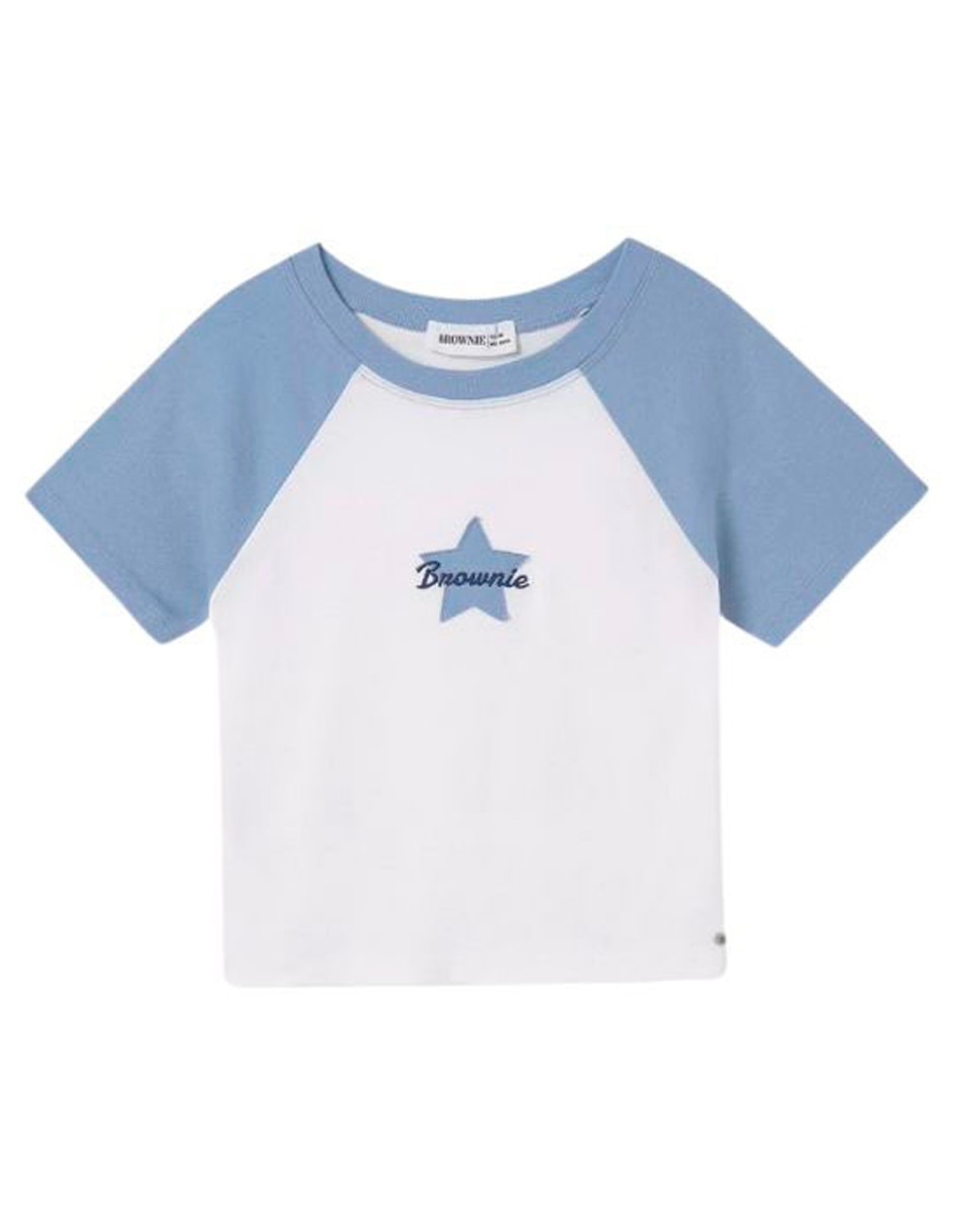 Playera manga corta cuello redondo para mujer 3