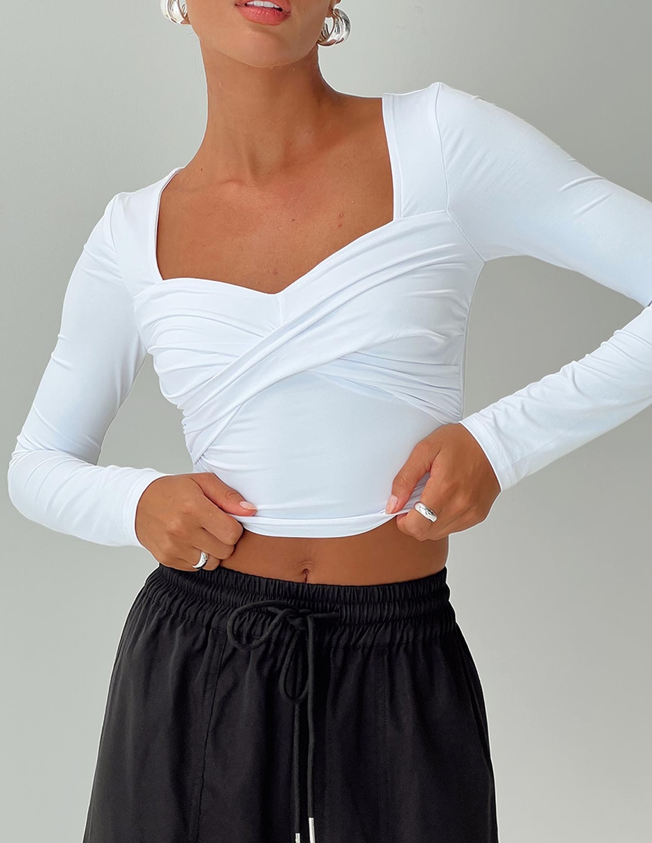 Blusa manga larga para mujer 1