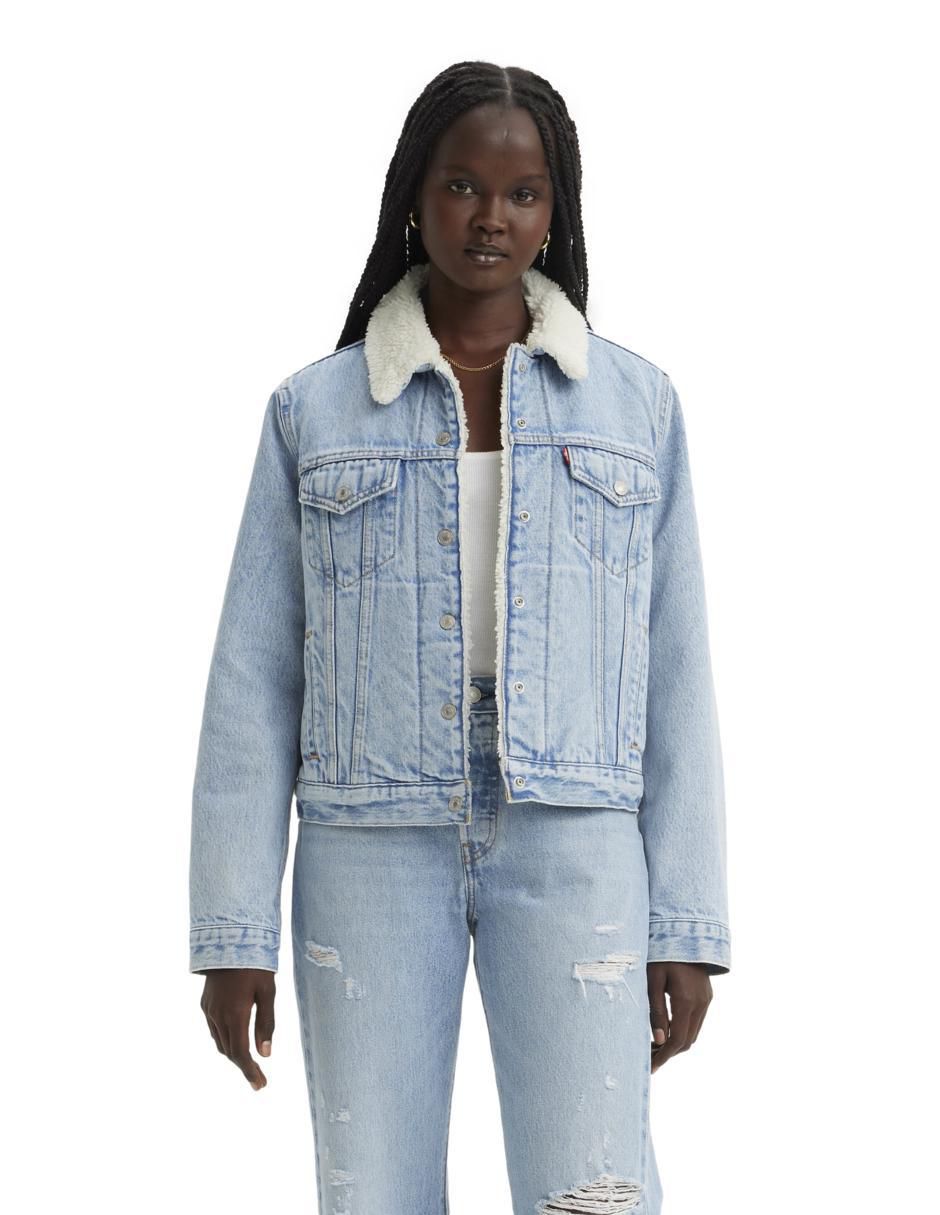 Chamarras de mezclilla levis deals para mujer