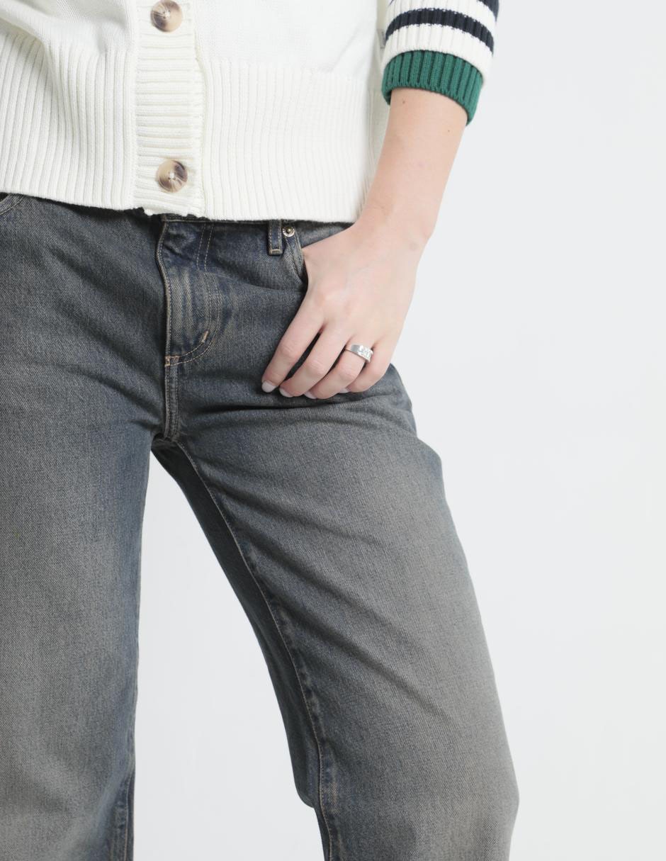 Jeans straight para mujer 4