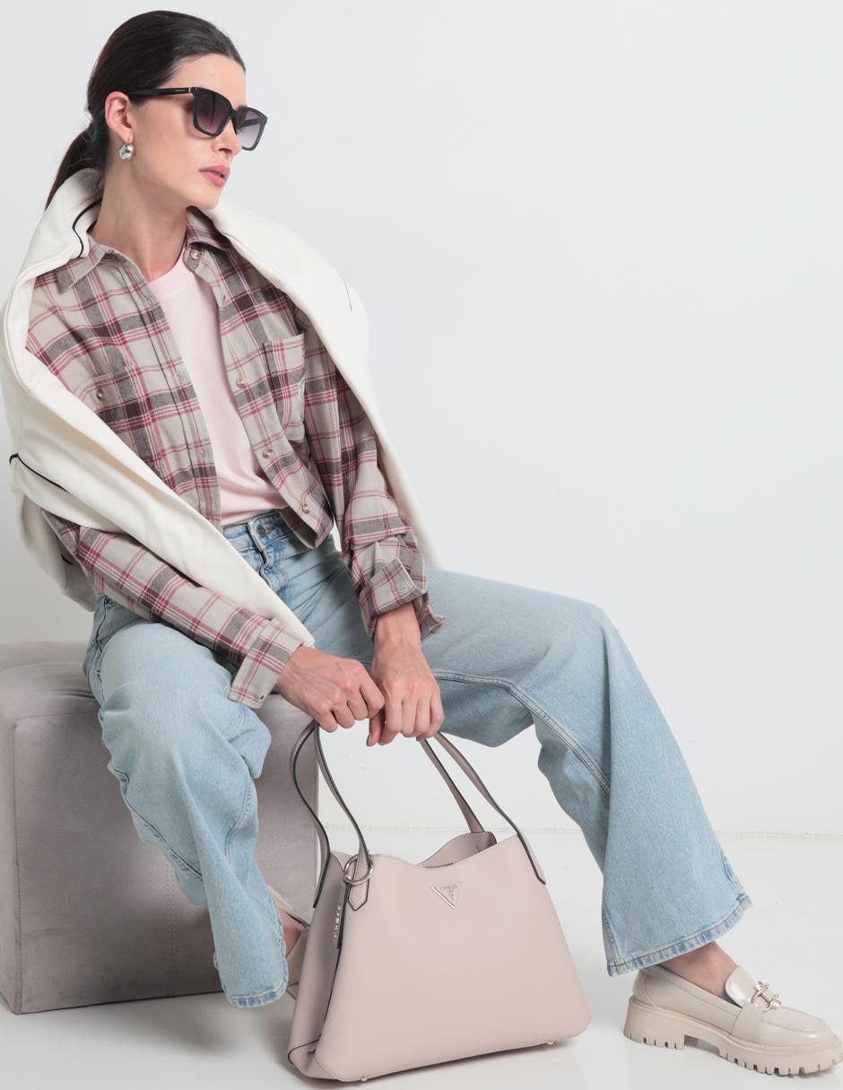 Jeans relaxed wide leg para mujer 3