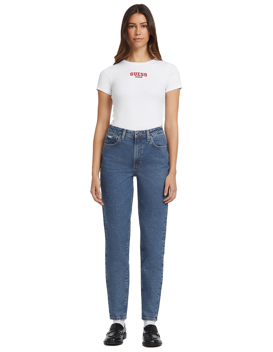 Jeans straight para mujer 2