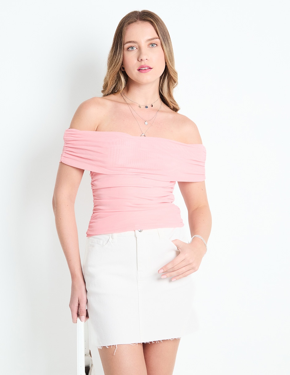 Blusa manga corta para mujer 1