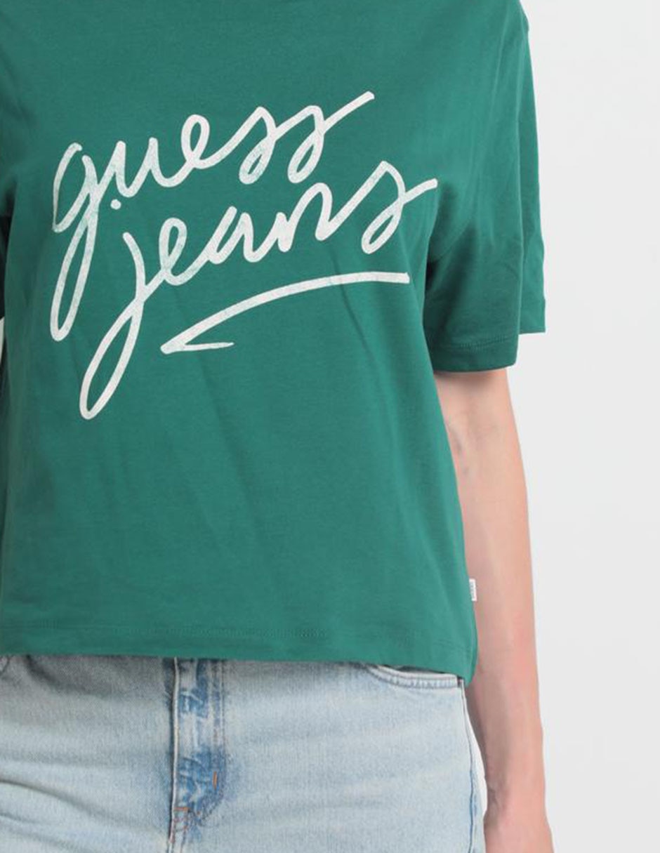 Playera manga corta cuello redondo para mujer 5