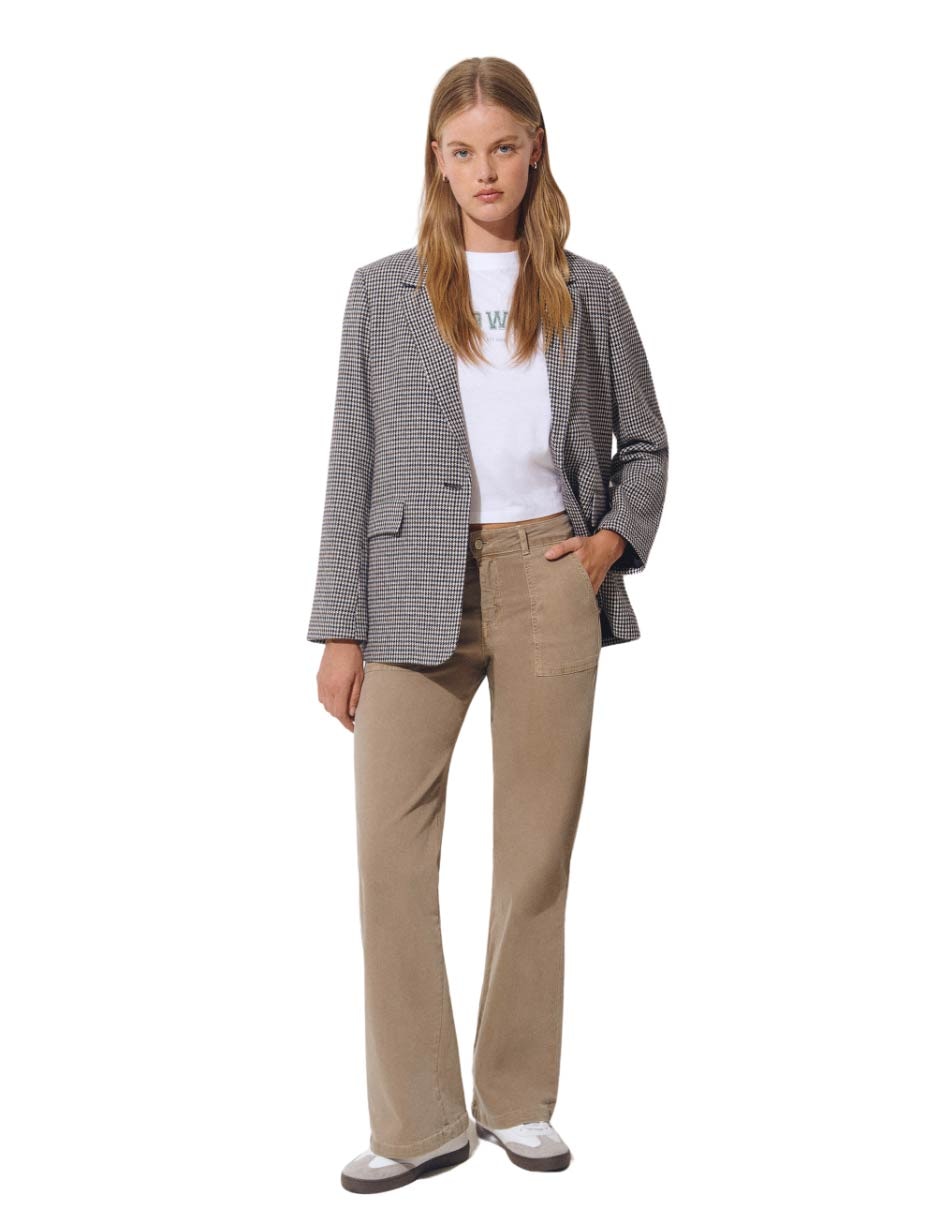 Pantalón relaxed flare para mujer 2