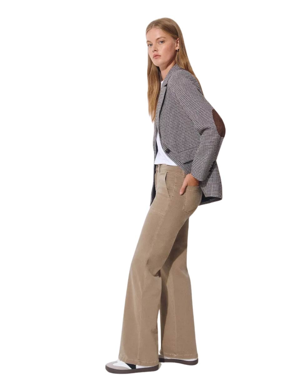 Pantalón relaxed flare para mujer 3