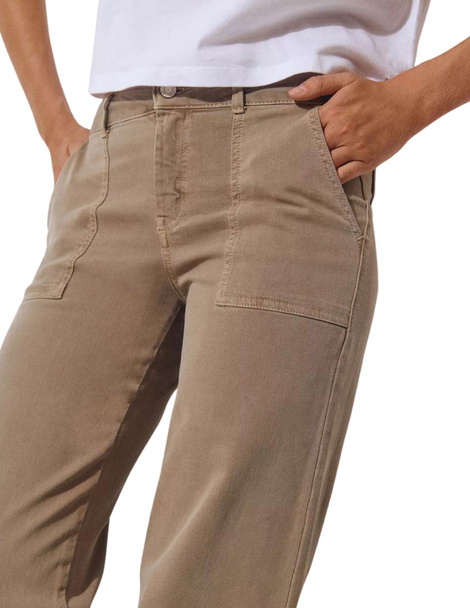 Pantalón relaxed flare para mujer 4