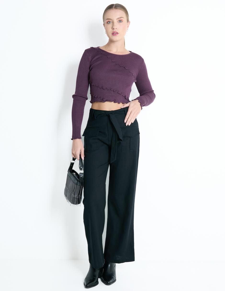 Pantalón amplio para mujer 3
