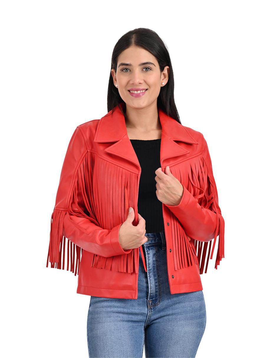 Chamarra de piel para mujer 3