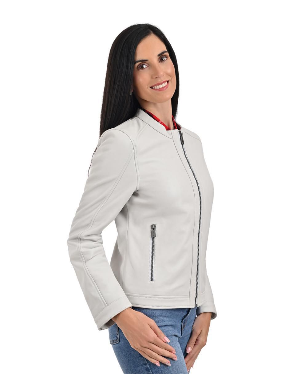 Chamarra de piel para mujer 2