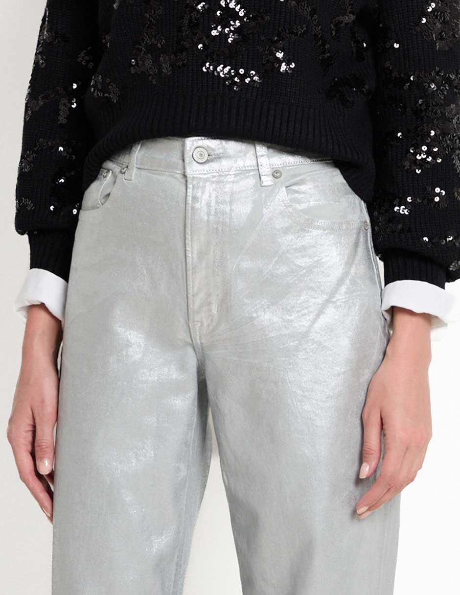 Jeans straight para mujer 4