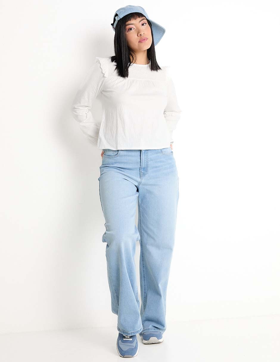 relajado corte cintura para mujer 3