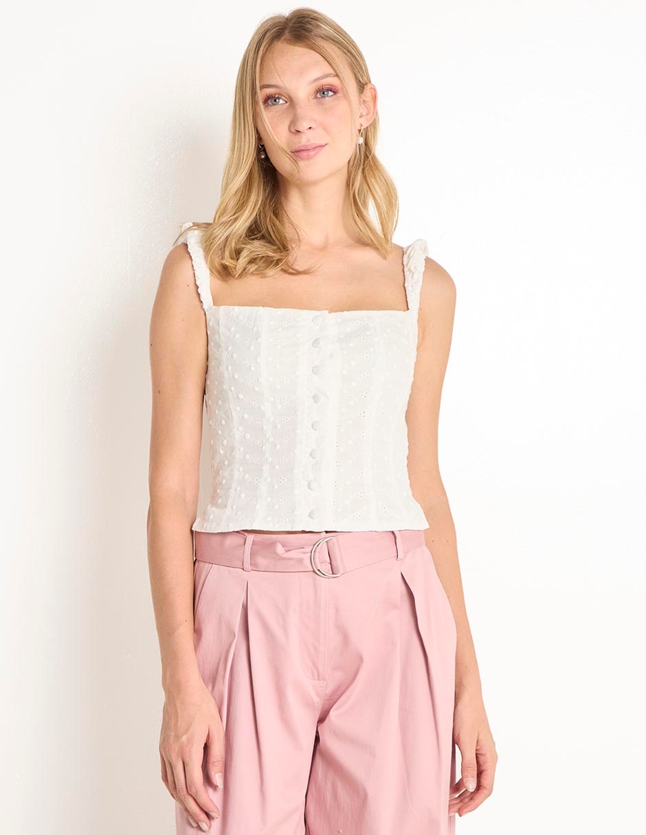 Blusa de tirantes para mujer 1