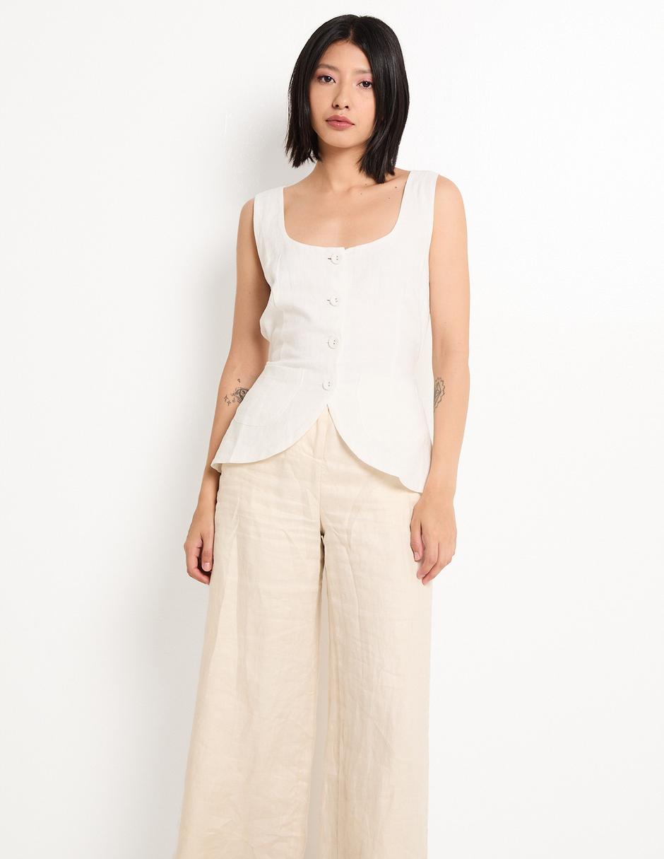 Blusa sin mangas para mujer 1