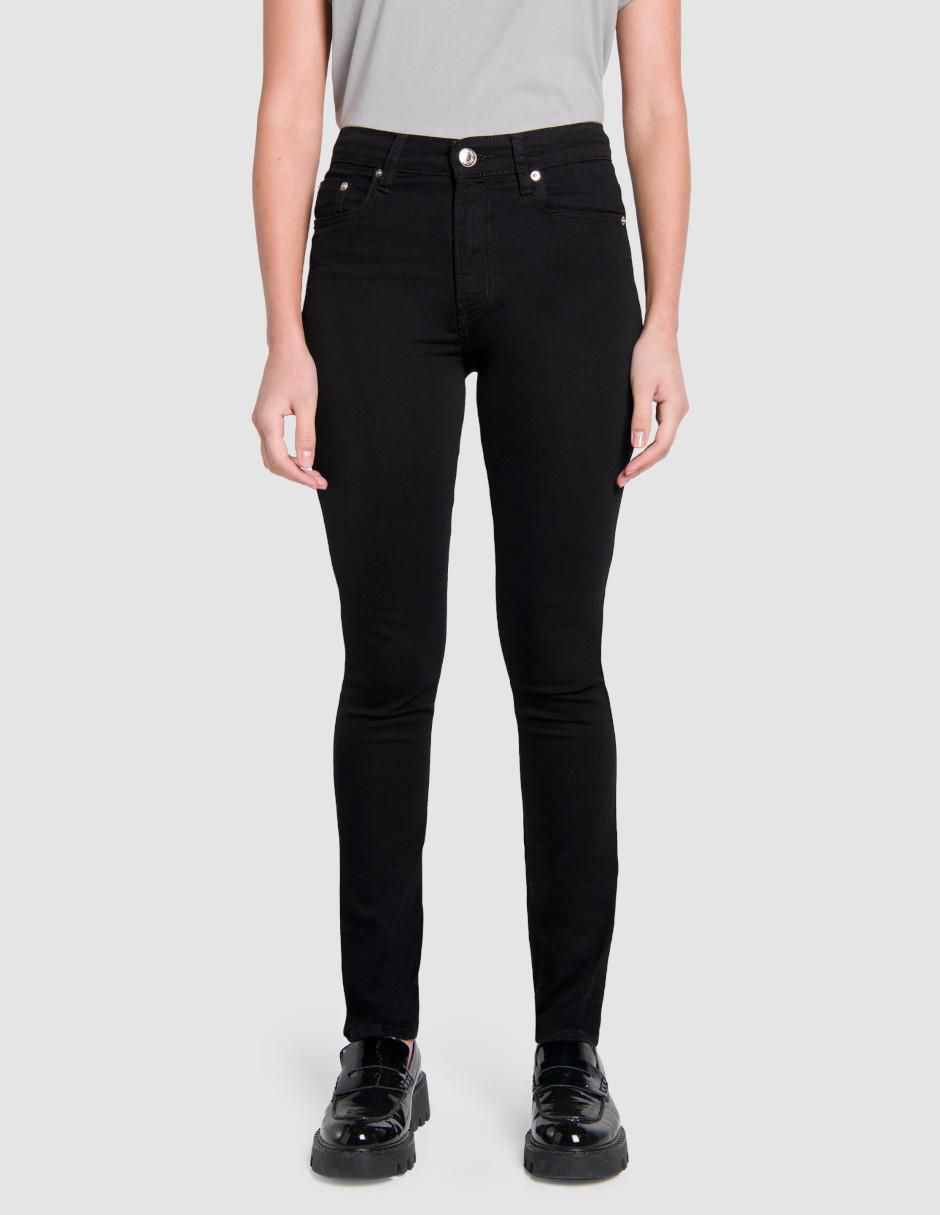 Jeans slim Passion Black corte cintura alta para mujer 2