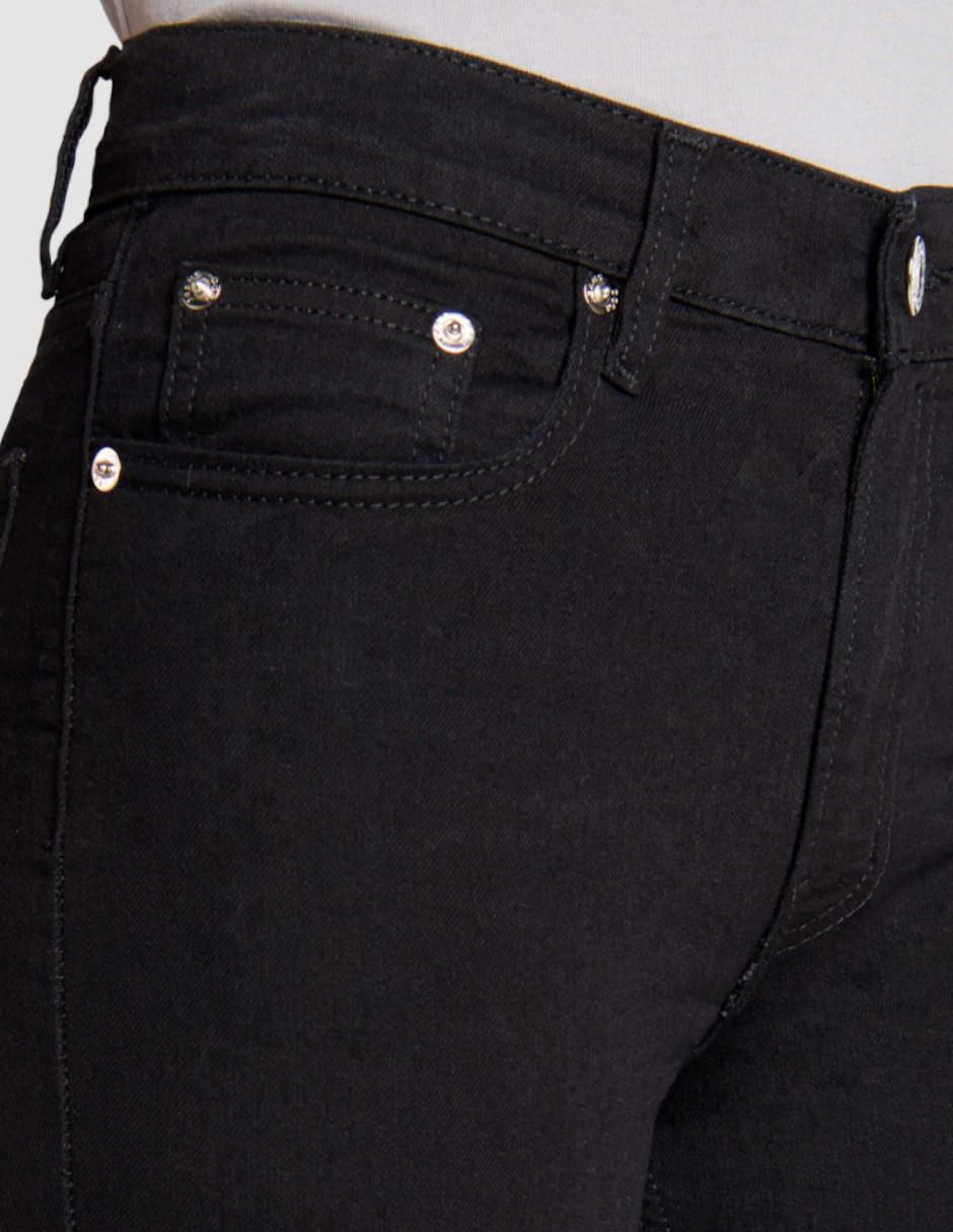 Jeans slim Passion Black corte cintura alta para mujer 4