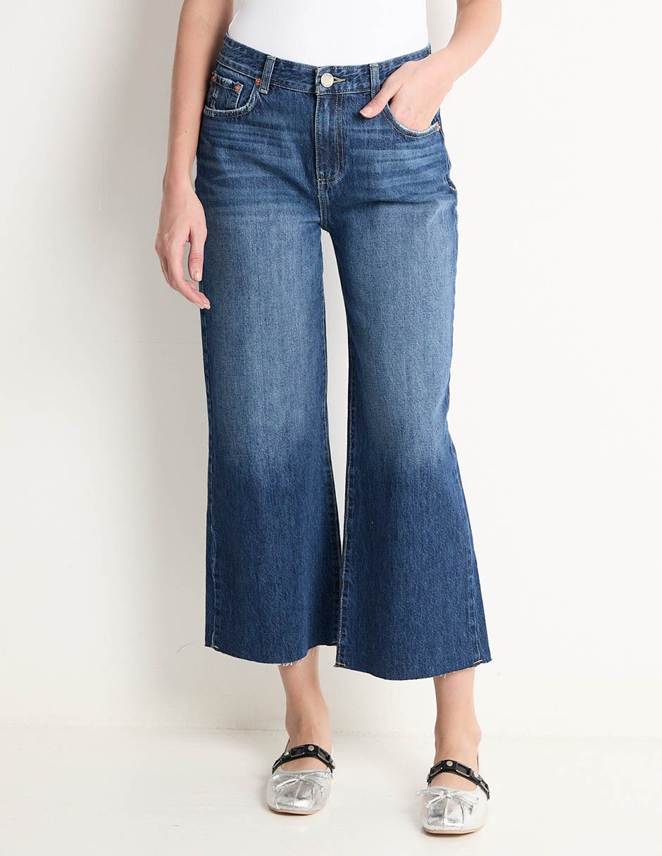 Jeans relaxed amplio para mujer