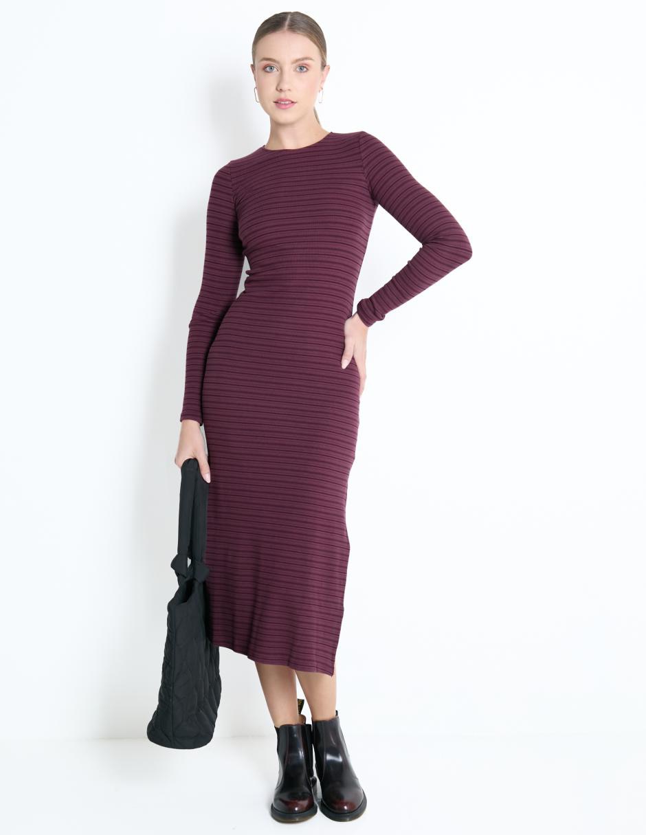 Vestido midi casual para mujer