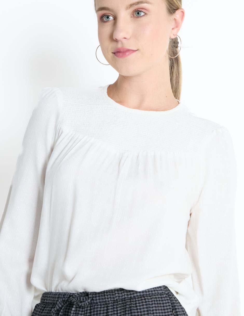 Blusa manga larga para mujer 4