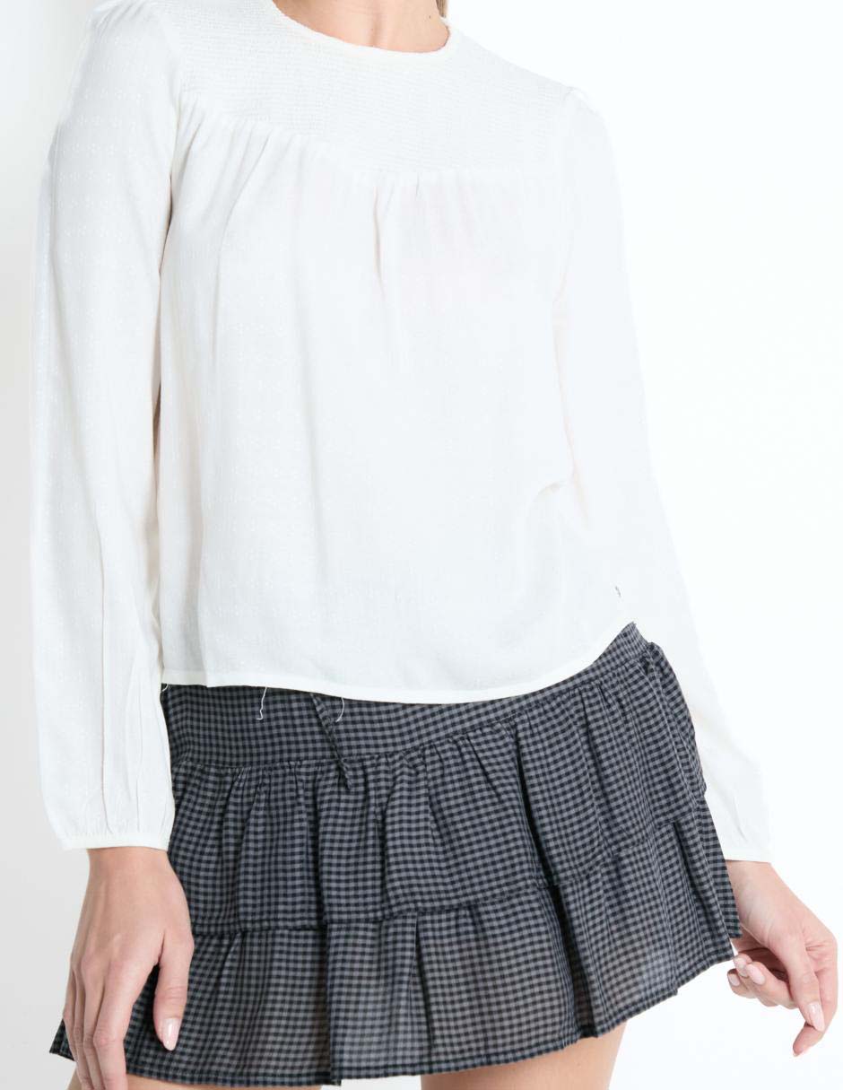 Blusa manga larga para mujer 5