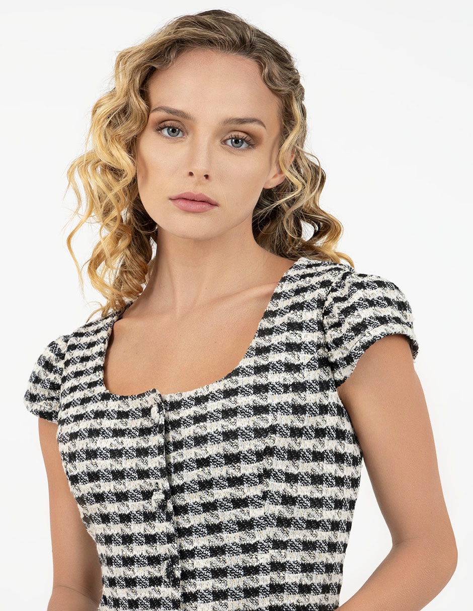 Vestido corto casual Alkmaar para mujer 4