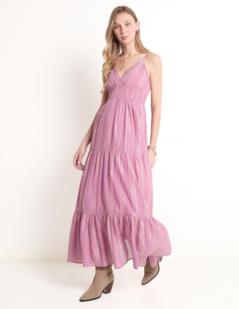 Vestido largo casual para mujer