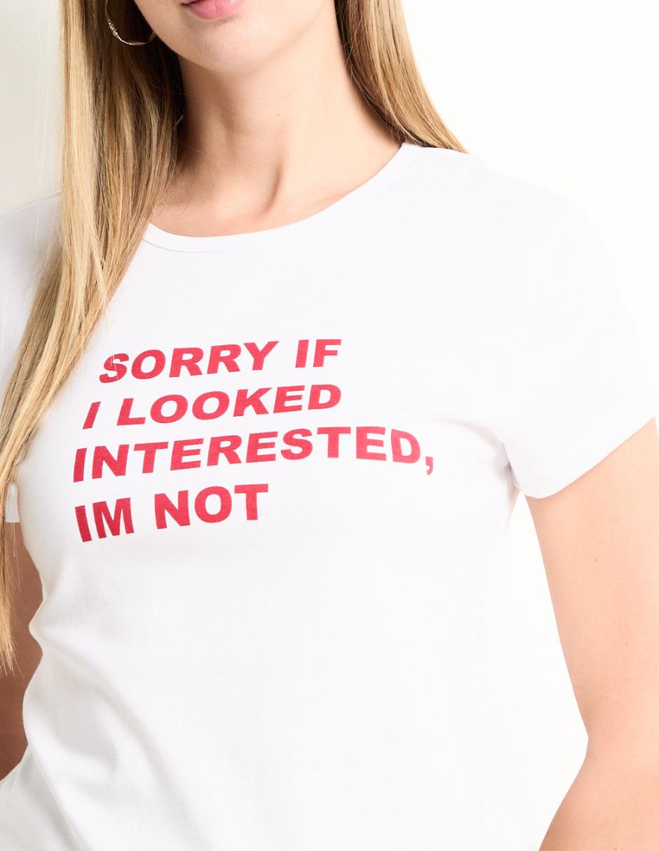 Playera manga corta cuello redondo para mujer 4